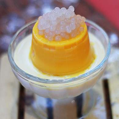 Chilled Tago w Mango & Sago